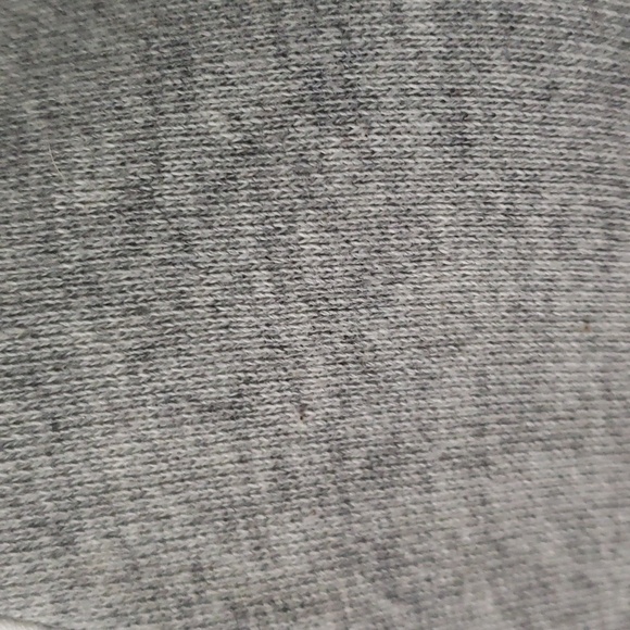 C & C California. Gray & White Sweatshirt Dress; Drop Drawstring Waist.  Size S - Picture 8 of 14